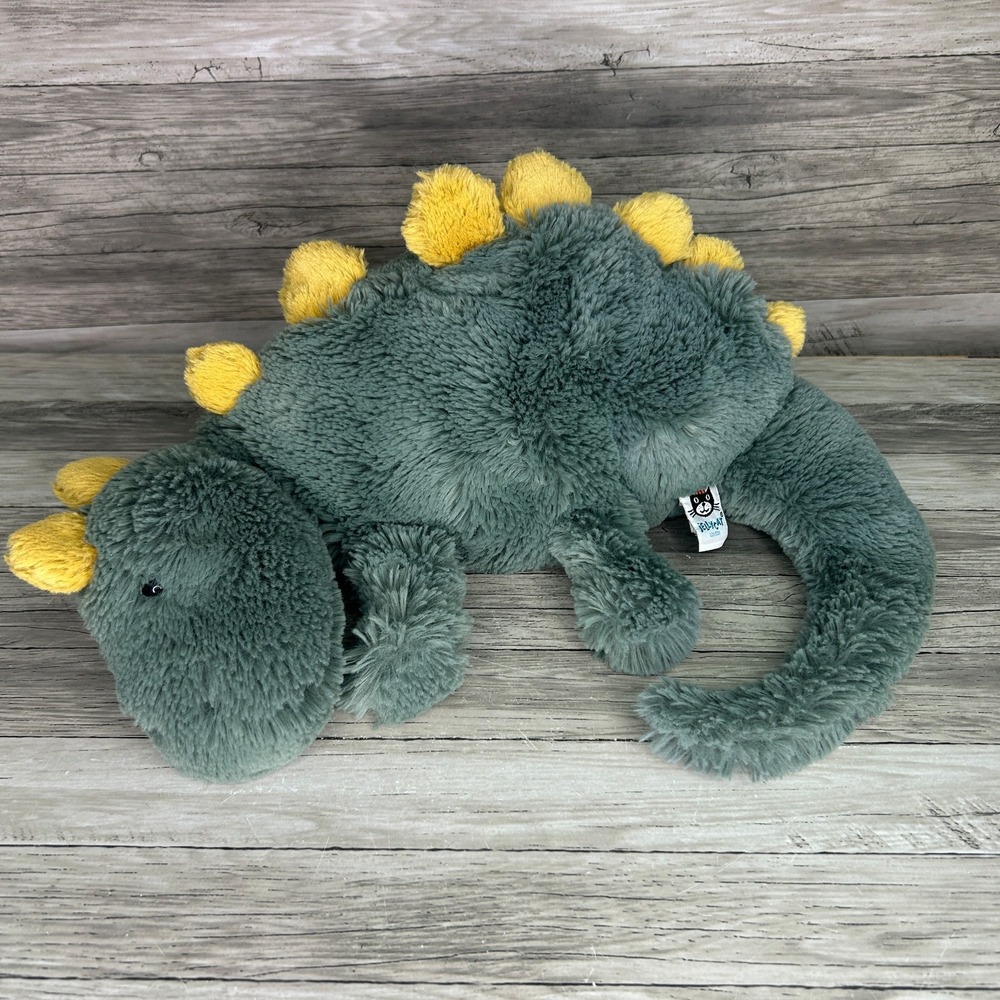 Jellycat Douglas Dino Plush Green Yellow Dinosaur
